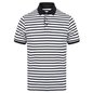 Front Row Striped Jersey Polo Shirt