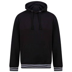 Front Row Unisex Striped Cuff Hoodie