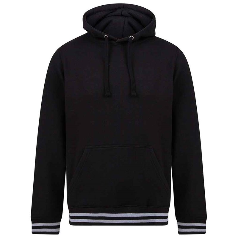 Front Row Unisex Striped Cuff Hoodie
