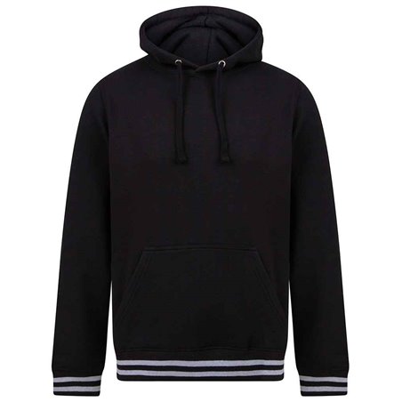 Front Row Unisex Striped Cuff Hoodie