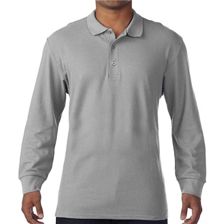 Gildan Long Sleeve Premium Cotton® Double Piqué Polo Shirt