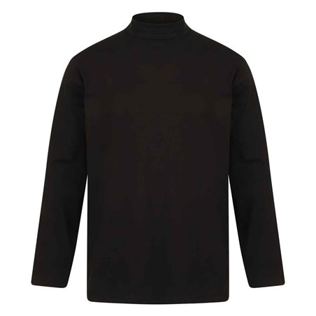 Henbury Long Sleeve Roll Neck Top