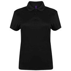Henbury Ladies Slim Fit Stretch Microfine Piqué Polo Shirt