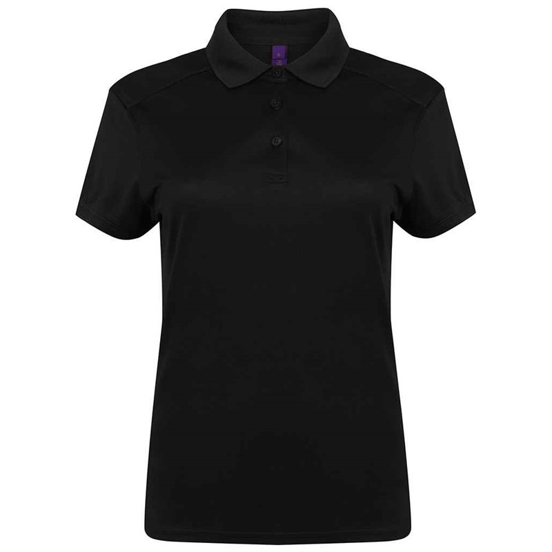 Henbury Ladies Slim Fit Stretch Microfine Piqué Polo Shirt