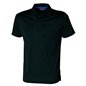 Henbury Coolplus Textured Stripe Piqué Polo Shirt