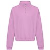 AWDis Ladies Cropped 1/4 Zip Sweatshirt