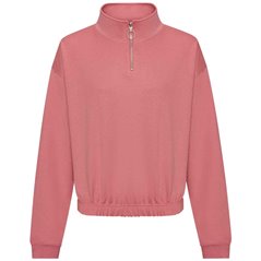 AWDis Ladies Cropped 1/4 Zip Sweatshirt