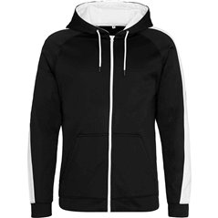 AWDis Contrast Sports Polyester Zoodie