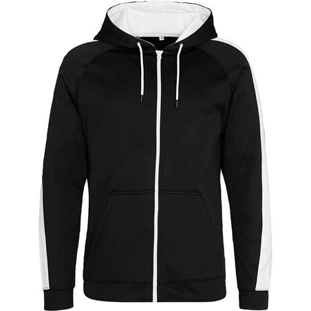 AWDis Contrast Sports Polyester Zoodie