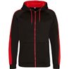 AWDis Contrast Sports Polyester Zoodie