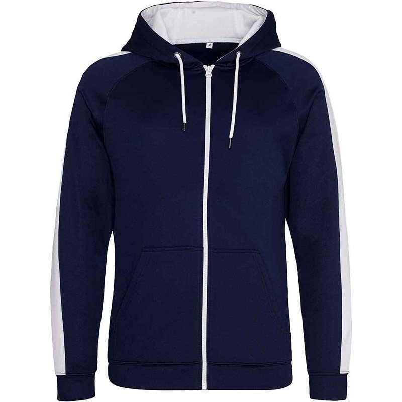 AWDis Contrast Sports Polyester Zoodie