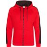 AWDis Contrast Sports Polyester Zoodie