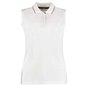 Kustom Kit Ladies Proactive Sleeveless Cotton Piqué Polo Shirt