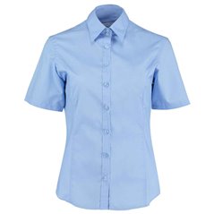 Kustom Kit Ladies Short Sleeve Tailored Business Shirt