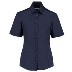 Kustom Kit Ladies Short Sleeve Tailored Business Shirt
