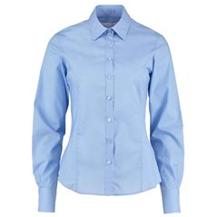 Kustom Kit Ladies Long Sleeve Tailored Business Shirt