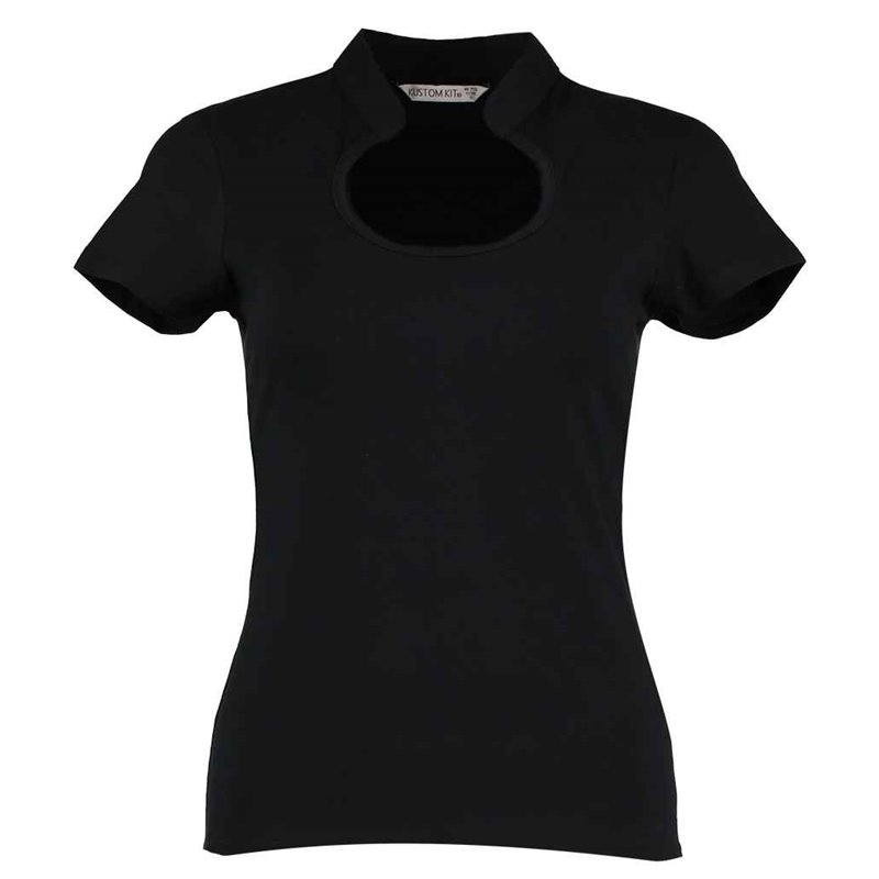 Kustom Kit Ladies Keyhole Neck Corporate Top