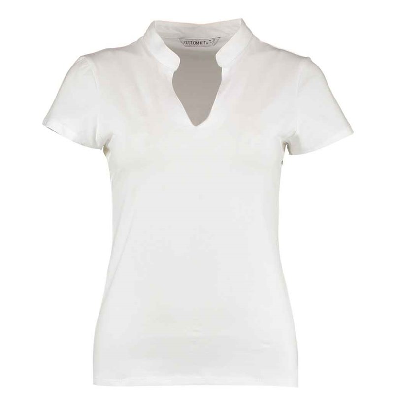 Kustom Kit Ladies V Neck Corporate Top