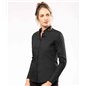Kariban Ladies Long Sleeve Mandarin Collar Shirt