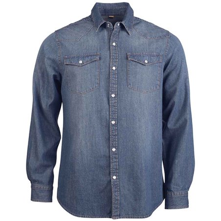 Kariban Long Sleeve Denim Shirt