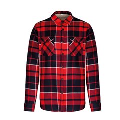 Kariban Sherpa Lined Checked Shirt Jacket