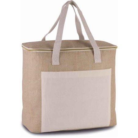 Kimood Large Jute Cool Bag