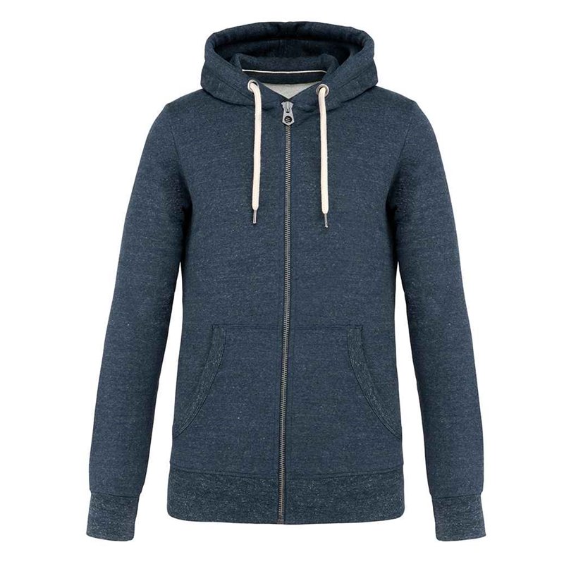 Kariban Vintage Zip Hooded Sweatshirt