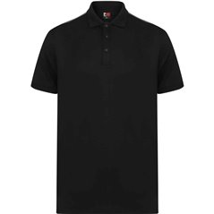 Finden and Hales Unisex Contrast Panel Piqué Polo Shirt