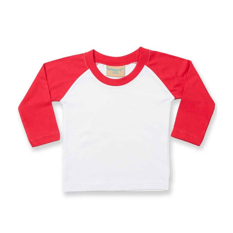 Larkwood Baby/Toddler Long Sleeve Baseball T-Shirt