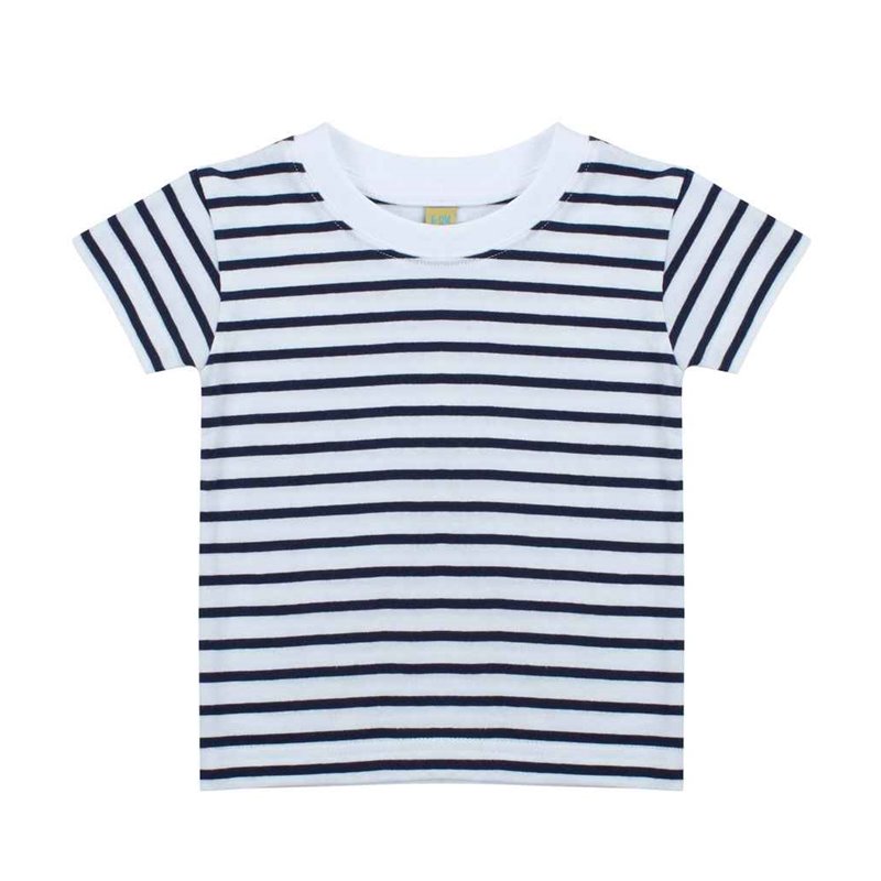 Larkwood Baby/Toddler Striped Crew Neck T-Shirt