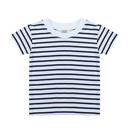 Larkwood Baby/Toddler Striped Crew Neck T-Shirt