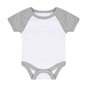 Larkwood Essential Short Sleeve Baby Baseball Bodysuit