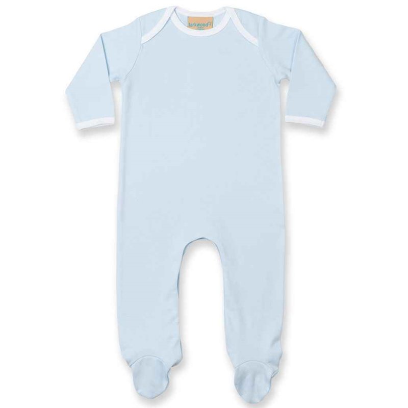 Larkwood Contrast Baby Sleepsuit