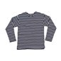 One By Mantis Unisex Long Sleeve Breton Stripe T-Shirt