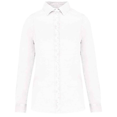 Native Spirit Ladies Washed Long Sleeve Shirt