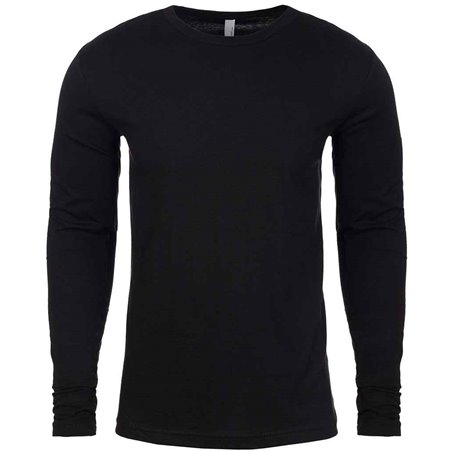 Next Level Apparel Cotton Long Sleeve Crew Neck T-Shirt