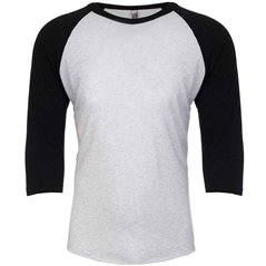 Next Level Apparel Unisex Tri-Blend 3/4 Sleeve Raglan T-Shirt