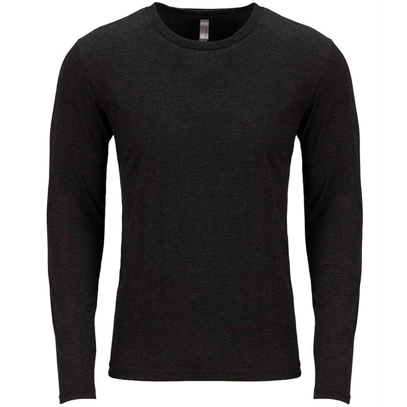 Next Level Apparel Unisex Long Sleeve Tri-Blend Crew T-Shirt