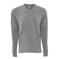 Next Level Apparel Unisex Sueded Long Sleeve Crew Neck T-Shirt
