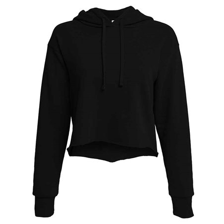 Next Level Apparel Ladies Laguna Cropped Raw Edge Hoodie