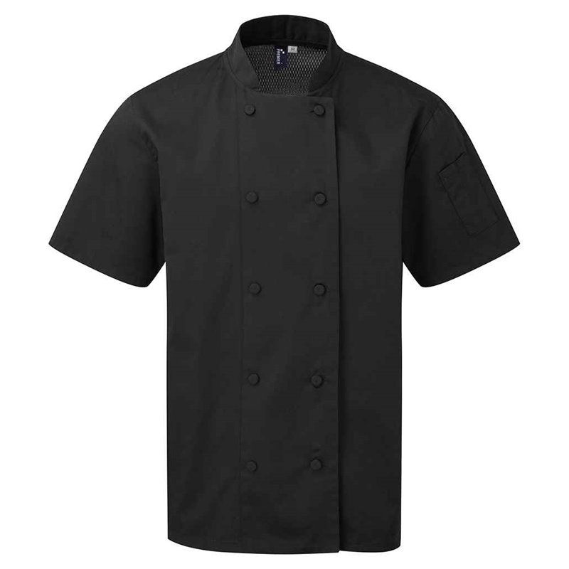 Premier Coolchecker Short Sleeve Chef's Jacket