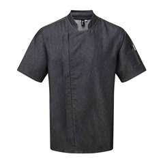 Premier Short Sleeve Zipped Chef's Jacket