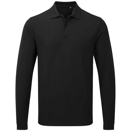Premier Essential Unisex Long Sleeve Polo Shirt