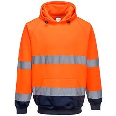 Portwest Hi-Vis Two Tone Hooded Sweatshirt