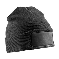 Result Genuine Recycled Double Knit Printers Beanie