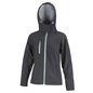 Result Core Ladies Hooded Soft Shell Jacket