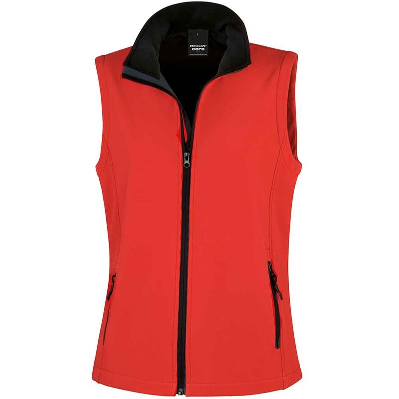 Result Core Ladies Printable Soft Shell Bodywarmer