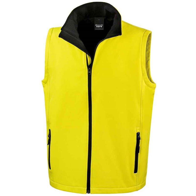 Result Core Printable Soft Shell Bodywarmer