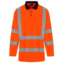 Pro RTX High Visibility Long Sleeve Polo Shirt
