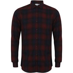 SF Men Brushed Check Casual Shirt